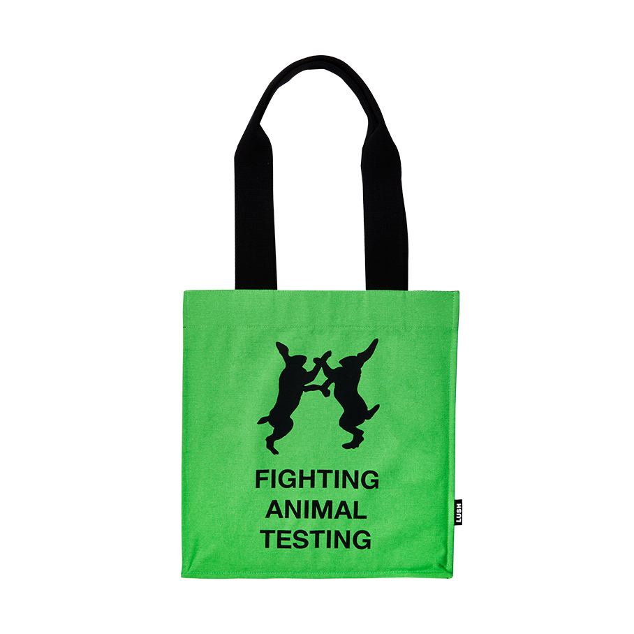 Fighting Animal Testing - Green Tote Bag - Each
