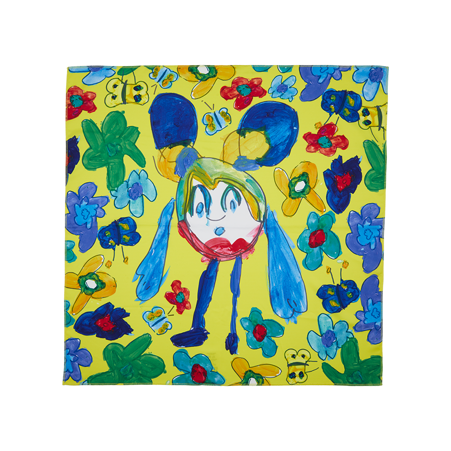 Laugh Lots, Love Life Knot Wrap - 70cm x 70cm